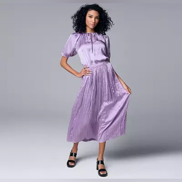 Simply Vera Vera Wang Dresses & Skirts - Simply Vera‎ Vera Wang Broomstick Long Full Maxi Pull On Skirt